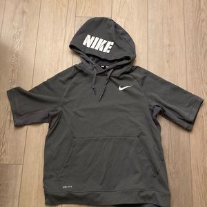 Nike short sleeve hoody